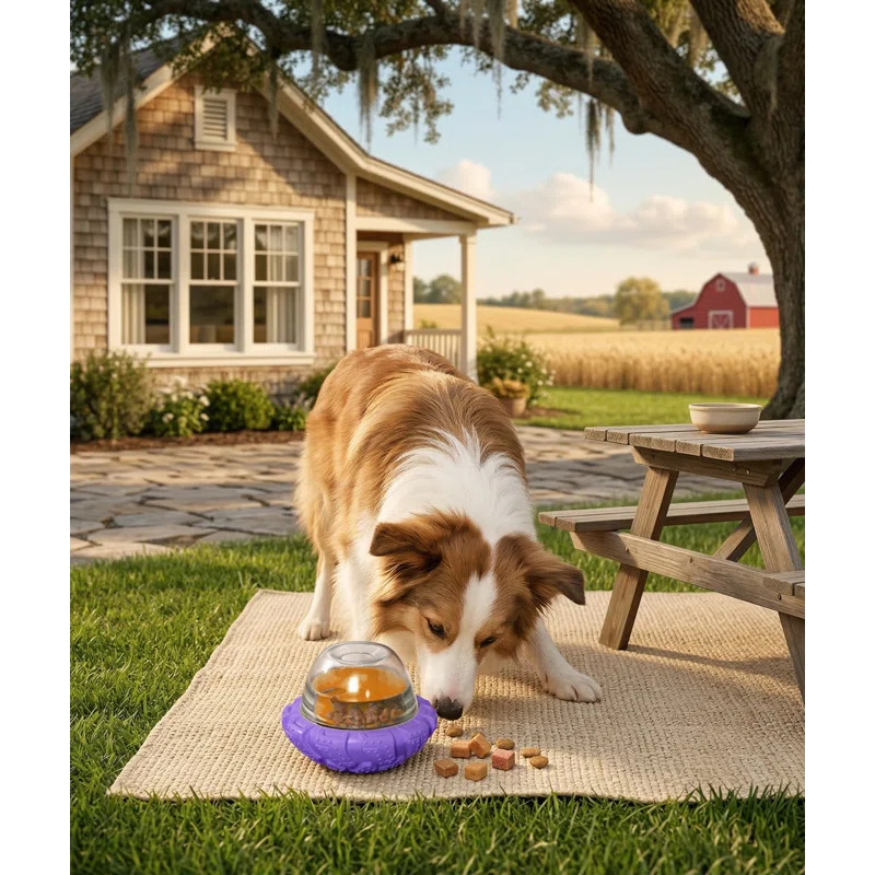 Interactive Dog Puzzle Toy with Slow Feeder, Cognitive Enrichment, Treat Dispensing, Easy Clean